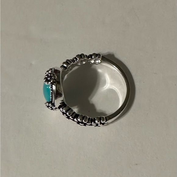 Turquoise 925 Sterling Silver Ring - Picture 3 of 5